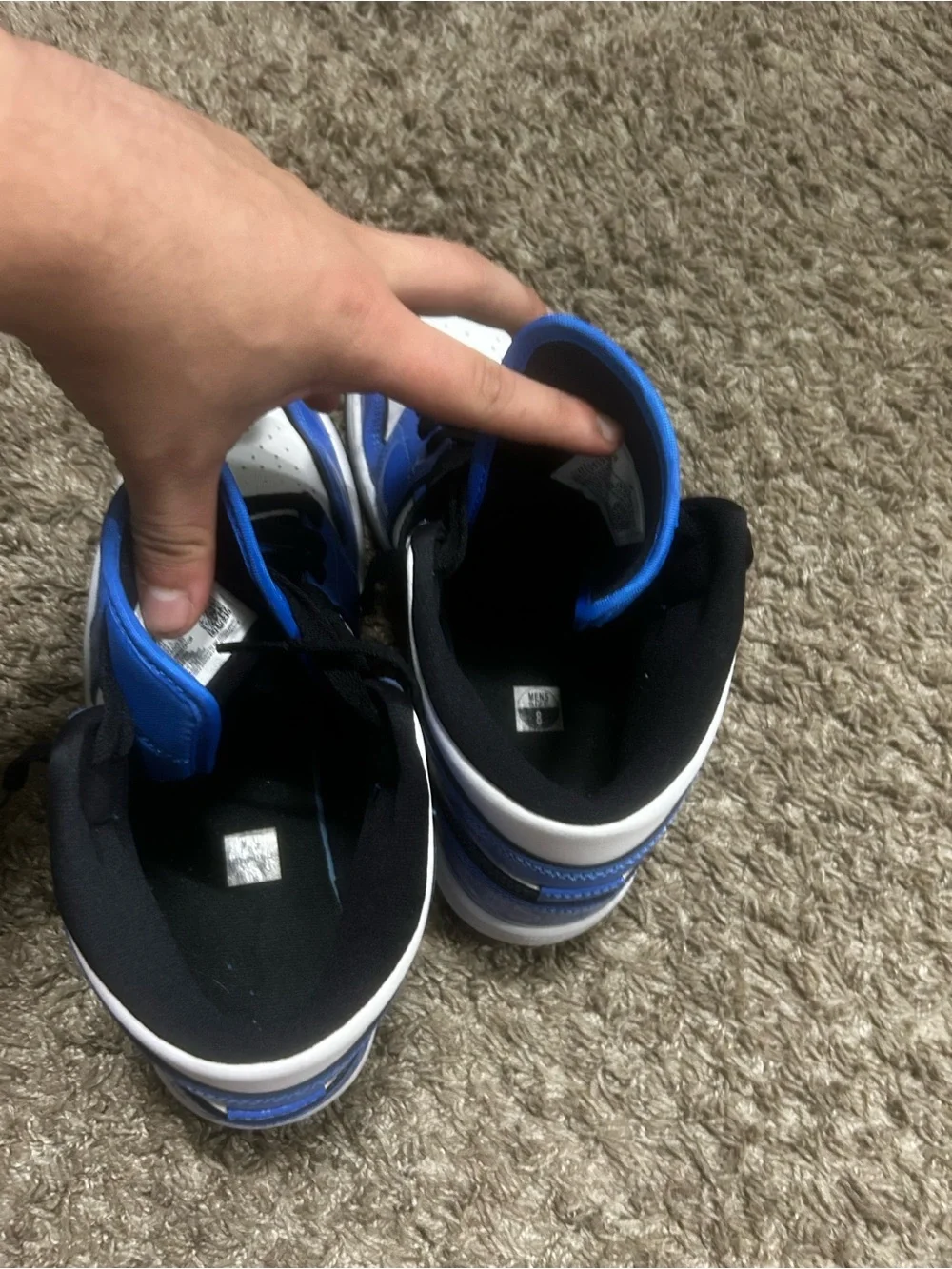 Air Jordan 1 mid signal blue